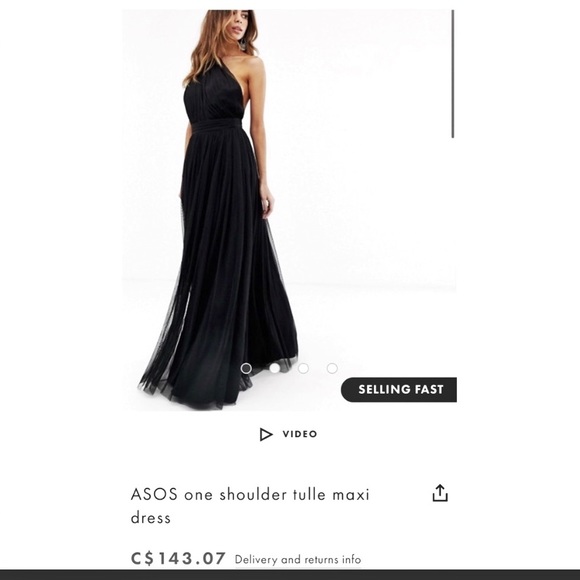 One shoulder maxi dress - Picture 2 of 7